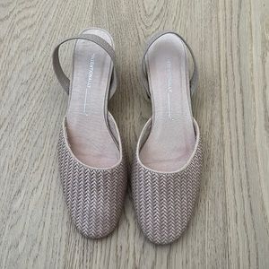 Intentionally Blank Woven Heels